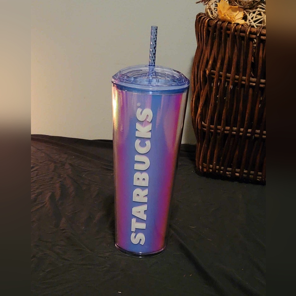 Starbucks Venti Logo Rainbow 🌈 Cold Cup